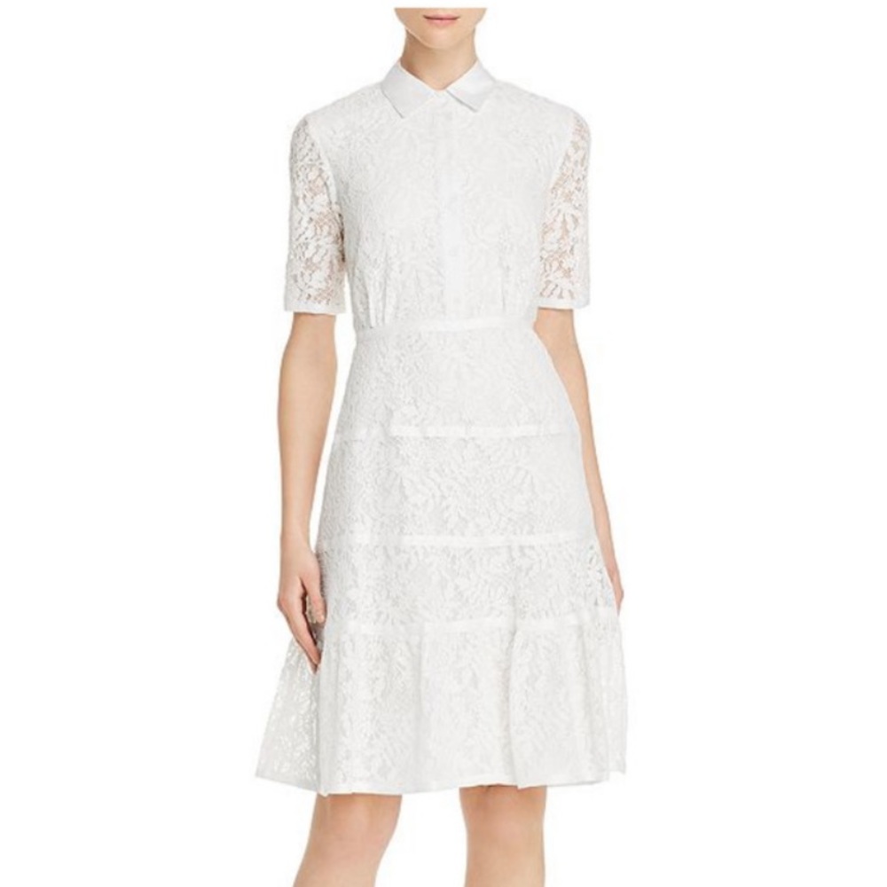 Nanette Lenore Lace Shirt Dress